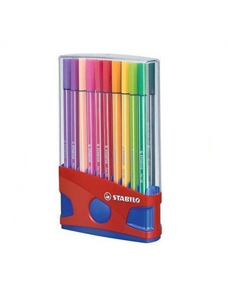 ROTULADOR STABILO PEN 68 COLOR CAJA CON 20 ROTULADOR