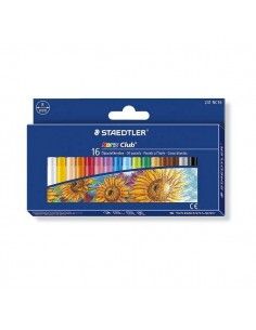 CAJA 16 CERAS PASTEL AL OLEO NORIS CLUB