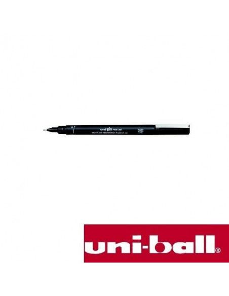 ROTULADOR CALIBRADO UNI PIN MANGA NEGRO 0.7 MM.