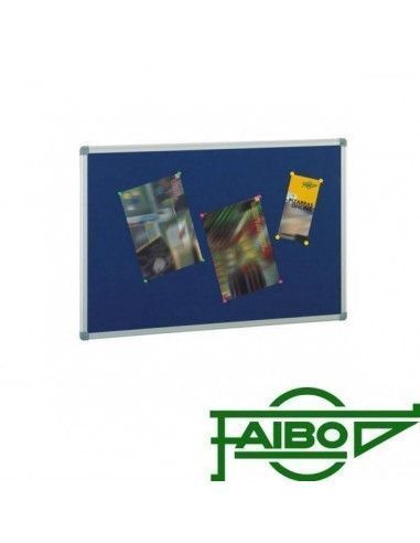 Tabla de corcho ligero 90x120 cm tapizado en textil Faibo