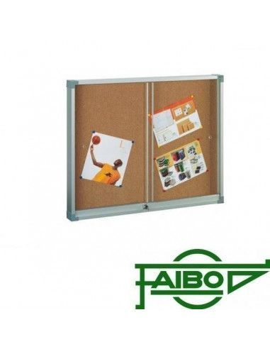 vitrina para anuncios 80x100 con cerradura