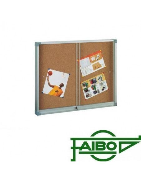 vitrina para anuncios 80x100 con cerradura