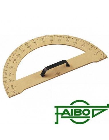 SEMICIRCULO DE PLASTICO PARA PIZARRA 34 CM.