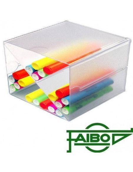 Organizador modular dividido en aspa Faibo 15,2x15,2x15,2 cm