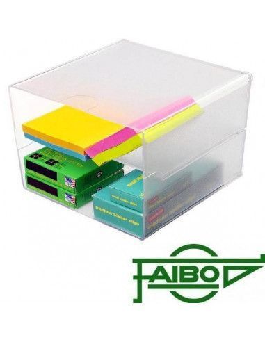 Organizador modular con divisor Faibo 15,2x15,2x15,2 cm