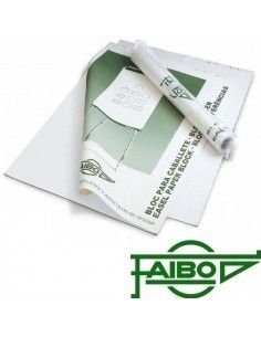 Bloc papel 25 hojas para pizarras Faibo