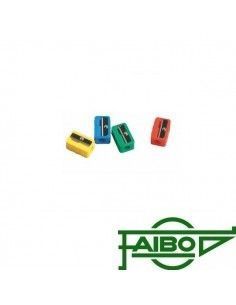 SACAPUNTAS DE PLASTICO RECTANGULAR FAIBO