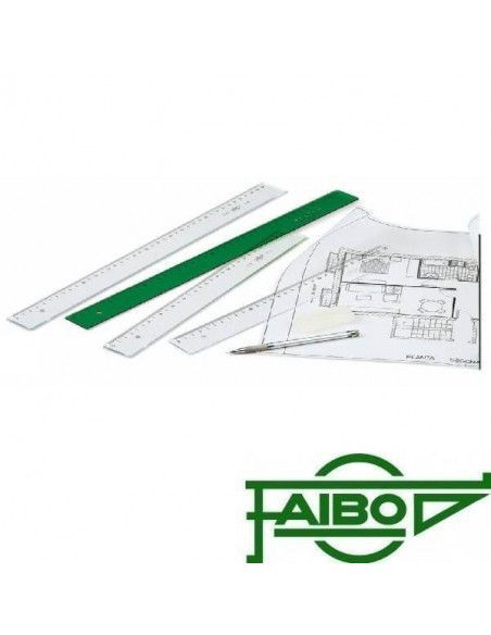 Regla de metacrilato 80 cm 2 mm Faibo