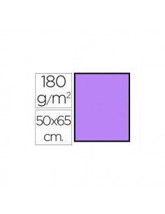 CARTULINA 50 X 65CM 180 GR COLOR VIOLETA