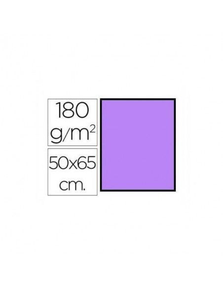 CARTULINA 50 X 65CM 180 GR COLOR VIOLETA