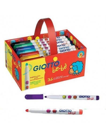 SUPER ROTULADORES SCHOOL PACK 36 LINEA GIOTTO BE-BE