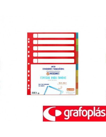 SEPARADORES TRANSLÚCIDOS PARA DIN-A 4