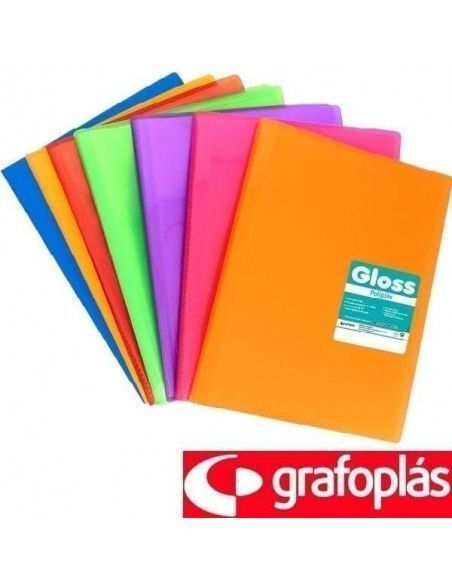 CARPETAS DE 30 FUNDAS TAMAÑO FOLIO COLORES SURTIDOS