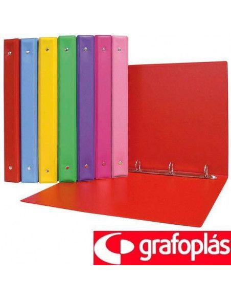 CARPETA DE ANILLAS ESCOLARES 1/4 COLOR AMARILLO