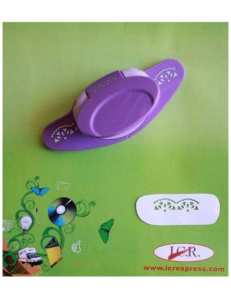 TROQUEL DE BORDES PARA PAPEL CON FORMAS LAGRIMAS. CAMPANA Y ONDAS PARA CENEFAS