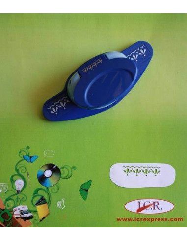 TROQUEL DE BORDES PARA PAPEL CON FORMAS DE GOTAS Y OLAS PARA CENEFAS
