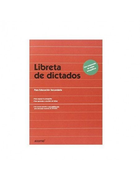 LIBRETA DE DICTADOS PARA EDUCACION SECUNDARIA