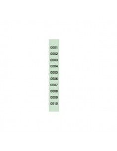 TIRA RIFA  150x30 MM DE 1 AL 1000 MICROPERFORADAS