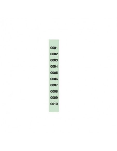 TIRA RIFA  150x30 MM DE 1 AL 1000 MICROPERFORADAS
