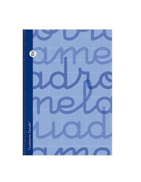 CUADERNO FOLIO LAMELA 2.5MM TAPA DURA AZUL