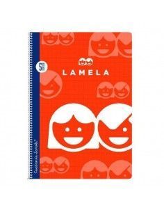 CUADERNO LAMELA TAMAÑO FOLIO CUADRICULA TAPA BASICA CON ESPIRAL CUADRICULA 5MM