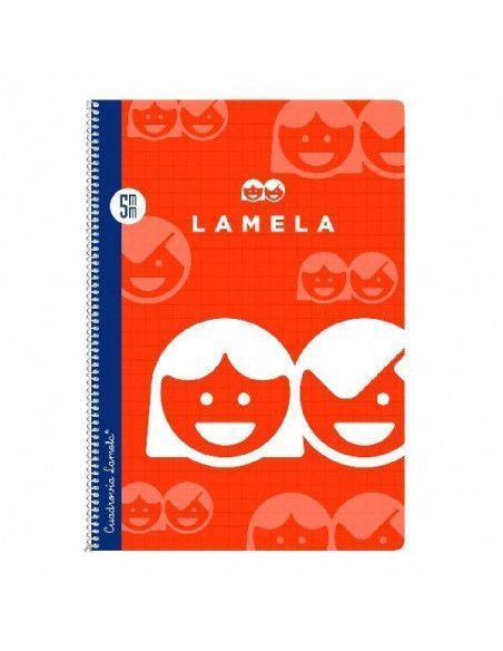 CUADERNO LAMELA TAMAÑO FOLIO CUADRICULA TAPA BASICA CON ESPIRAL CUADRICULA 5MM