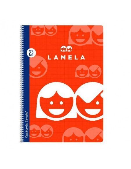 cuaderno Lamela tamaño folio 2.5 mm tapa básica 80 hojas