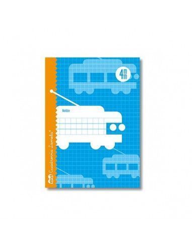 CUADERNOS  LAMELA1/4 4MM 16 HOJAS CON GRAPAS - CUADROVIA