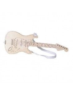 GUITARRA DE MADERA PARA DECORAR DE 50X18X1.7 CM