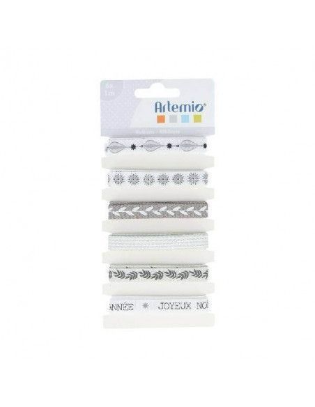 CINTAS ESTAMPADAS 10mm x 1 m NOEL PERLE