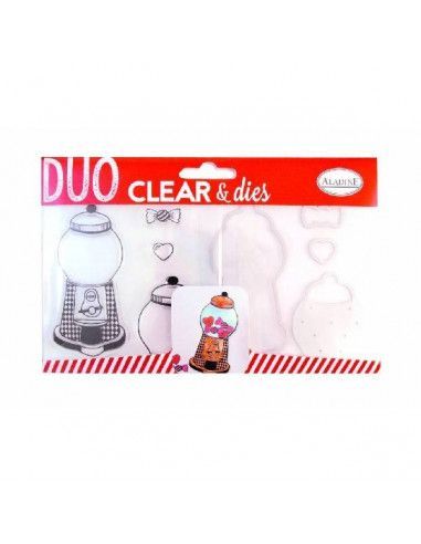 SELLO DE SILICONA Y TROQUEL UNIVERSAL TEMÁTICA DE CHUCHES