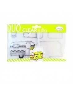 SET DE SELLO SILICONA Y TROQUEL UNIVERSAL CARAVANA