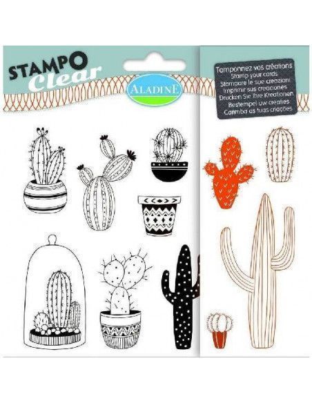 SELLOS DE SILICONA PARA MANUALIDADES CACTUS