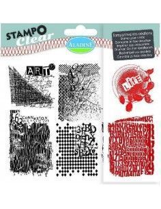 SELLOS DE SILICONA PARA SCRAPBOOKING TEXTURAS