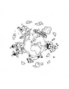 SELLO PARA SCRAPBOOKING MUNDO CHICO