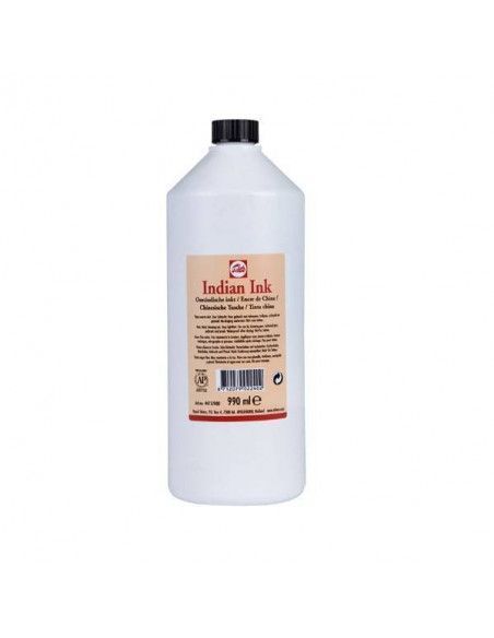 TINTA CHINA COLOR NEGRO EN FRASCO DE 990 ML