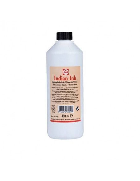 TINTA CHINA COLOR NEGRO DE TALENS EN FRASCO DE 490ML