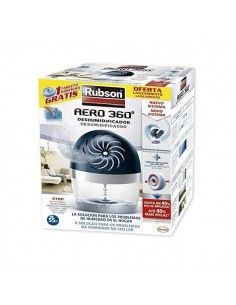 DESHUMIFICADOR Y AMBIENTADOR RUBSON AERO 360º CON PASTILLA DE 450 GR