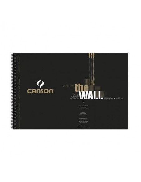 BLOCK DE DIBUJO A4 CANSON THE WALL 30 HOJAS DE 220 GRAMOS