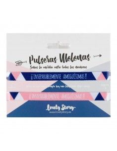 PULSERA "INSEPARABLEMENTE AMIGUÍSIMAS" DOBLE