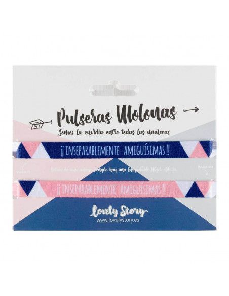 PULSERA "INSEPARABLEMENTE AMIGUÍSIMAS" DOBLE