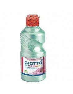 TEMPERA NACARADA EN BOTE DE 250 ML VERDE CLARO
