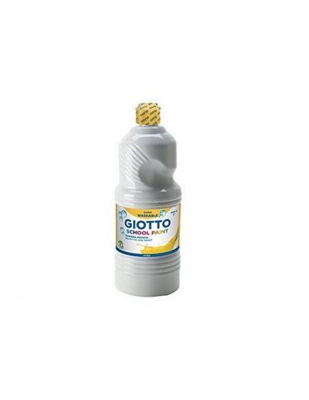 TEMPERA LIQUIDA PARA COLEGIOS DE 500 ML COLOR BLANCO