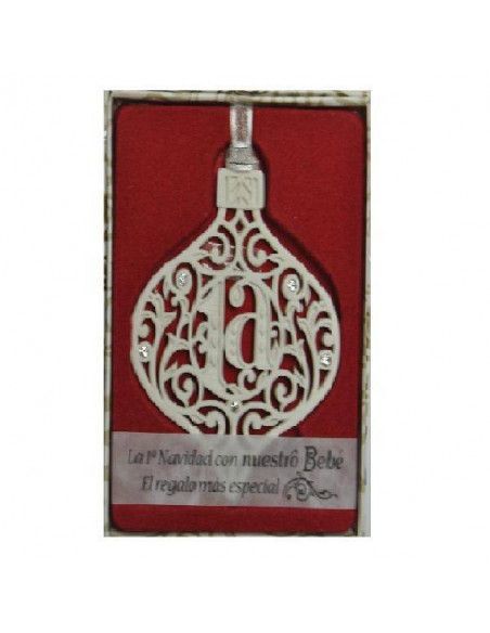 COLGADORES NAVIDEÑOS SWAROVSKI PRIMERA NAVIDAD