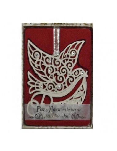 COLGADORES NAVIDEÑOS SWAROVSKI PAZ