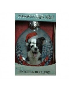 ADORNO NAVIDEÑO BORDER COLLIE