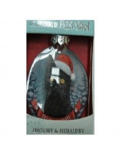 ADORNO NAVIDEÑO GATO NEGRO