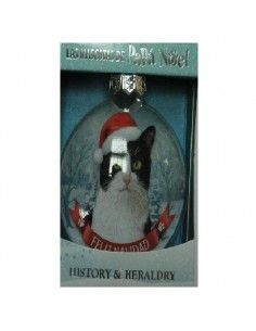 BOLA DE NAVIDAD GATO TUXEDO