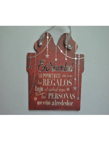 TARJETA NAVIDEÑA LO IMPORTANTE NO SON LOS REGALOS...