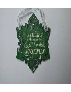 POSTAL NAVIDEÑA LAS CALORÍAS QUE TOMAMOS DE MÁS EN NAVIDAD. NO CUENTAN